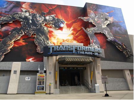 Transformers Ride at Universal Studios
